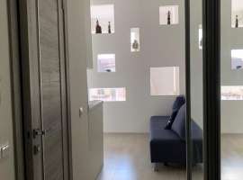 Сдаётся студия посуточно. Общая площадь 30 кв.м. Балкона нет и...