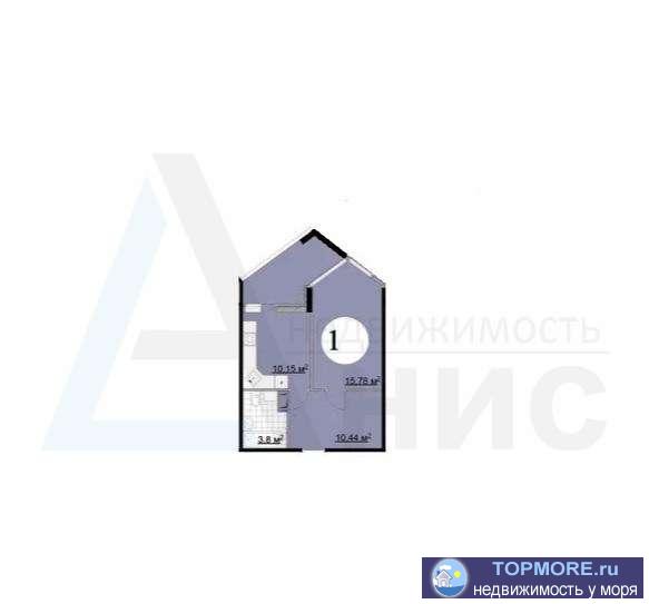 Квартира 1 комнатная 44 квм, с отделкой, линолеум, обои, сантехника.  Благоустройство прилегающей территории включает... - 1