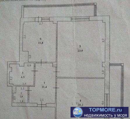 Крупногабаритная двухкомнатная квартира с шикарным видом из окон. Дом 2012 года постройки. Очень качественный и... - 3