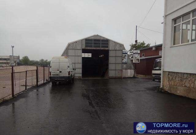 Сдается складское помещение на Индустриальной площадью 360 кв.м.(сухой алюминиевый ангар) и прилегающее каменное... - 1