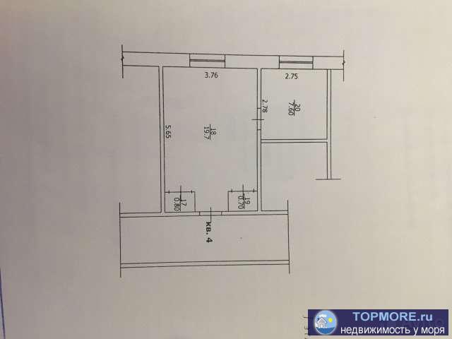 Квартира находится в центре, до набережной 100 метров. Две комнаты . Заинтересованным иметь в центре помещение под... - 1