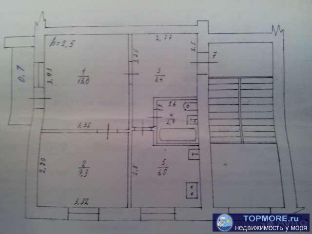 Меняю 2х комн кв. в спальном р-оне г.Туапсе.ул.Звездная.Комнаты раздельные:13кв,9,3кв.Кухня 6.0,в прихожей встроенный...