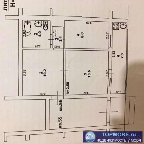 Продается квартира на черноморском побережье в тихом районе с развитой инфраструктурой, рядом...