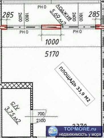Продам квартиры ЖК Надежда, ул. Кутузовская 117, 3, 4 секции ( 7 этаж). Общая площадь 33.9 м2.Предчистовая...