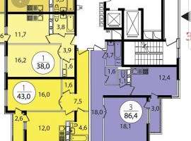 Продам 3-х комнатную квартиру.со свидетельством. Дом сдан в октябре...