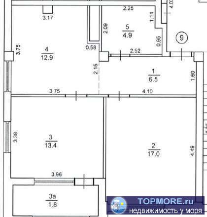 Продажа от застройщика!Продается 2 к.кв. в закрытом жилом комплексе (охрана, видеонаблюдение) 1\6 эт, 56м2,... - 2
