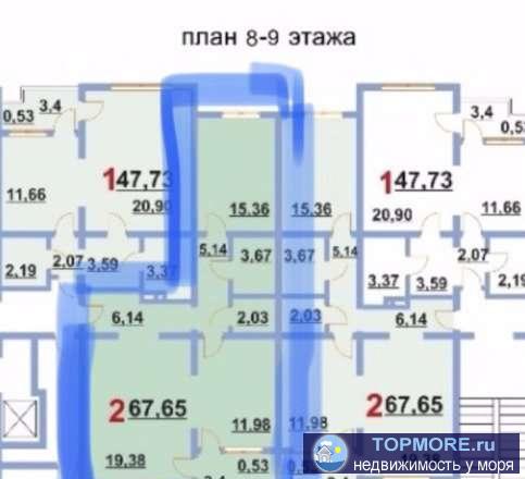 Коммуникации подключены!!! Квартира не угловая. Комнаты на разные стороны дома. Кухня 12 метров!!!которая при желании...