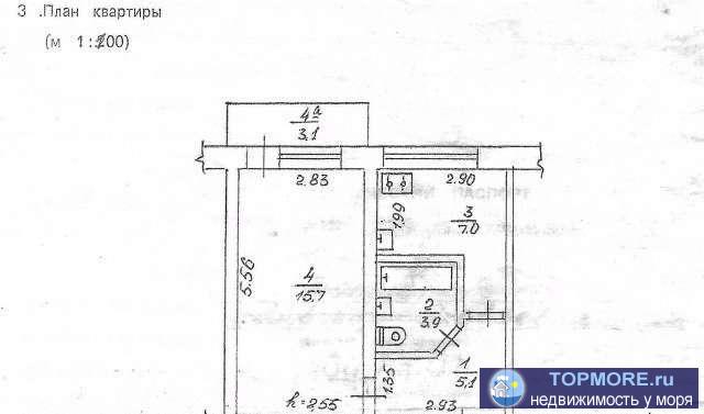 Продам 1 к.кв. в тихом центре или обменяю с доплатой на Санкт-Петербург (или Москву). Чешка, 33 м² , 4/4, окна на юг...