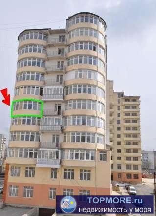 Продается квартира в новом доме. Центр г. Евпатория. Серый ключ, под индивидуальную планировку (почти 60 м кв.без... - 1