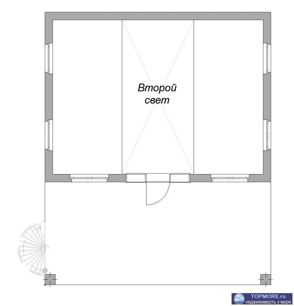 дачный потребительский кооператив Нептун, Сакский район, Республика Крым, Центральная улица.     Продам трехэтажный... - 2