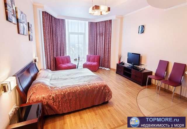 Апартаменты-студио с видом на море расположены в комплексе 'Аквамарин'. Индивидуальная система кондиционирования...