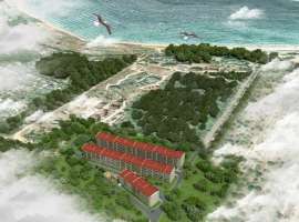 Квартира расположена в 350 метрах от пляжа Учкуевка, одного из...