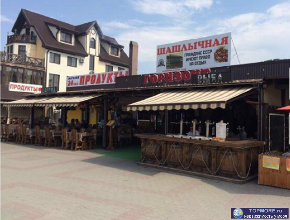 Продается! Действующее кафе-ресторан в пос. Архипо-Осиповка. Море в 20  метрах. Площадь кафе - 356 м2, расположено на... - 3