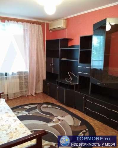 Номер объекта: 37252 Отличная однокомнатная квартира, полностью мебелированная, Есть вся бытовая техника, лоджия 7 м.... - 1