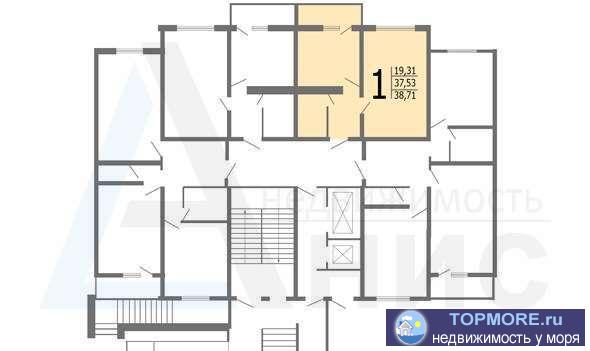 Номер объекта: 37385 Продам 1-к квартиру 37,5м.  7/16 ул. Черкасская.В квартире  ремонт `под ключ` в ж/к `Большая... - 2