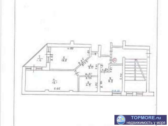 пгт Коктебель, пер Долинный. Продажа 2 комнатной квартиры общей площадью  - 55 м. кв. на 1 этаже 5 этажного дома ,... - 1