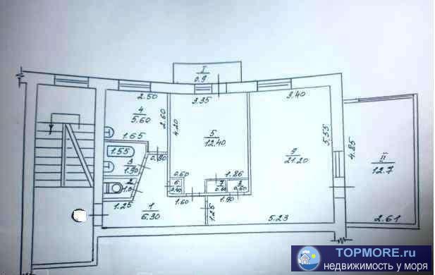 г Феодосия, ул Крымская. Продажа, 2-х ком. квартира, 64 кв.м.В 2х минутах школа, два садика, рынок, почта.5... - 1