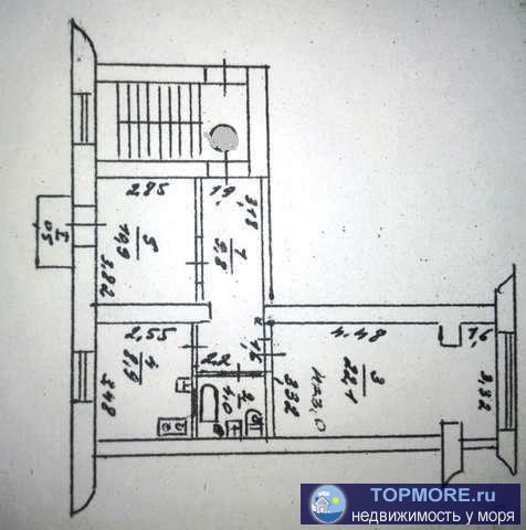 Продается 2 комнатная квартира, комнаты раздельные, с/у совмещенный, центральное отопление, газовая колонка. Рядом... - 1