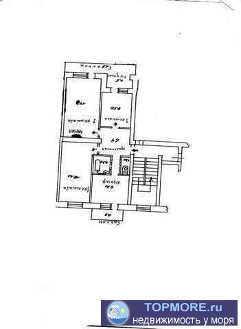 Продается 3-х комнатная квартира, сан узел раздельный, отопление центральное, 2  застекленных балкона, действующий... - 1