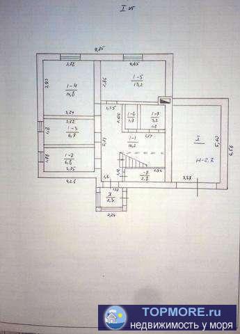 пгт Береговое, ул. Грина, Продажа 3-х эт. дом, 262 кв.м.+ участок 7 соток.Дом тёплый из ракушечняка,построен в 1993... - 1