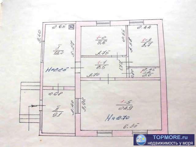 с Яркое поле, ул Победы, дом 74,8 кв м, участок 15 соток, ИЖС Продам дом 74,8 кв м в с Яркое поле, 3 комнаты, санузел... - 1