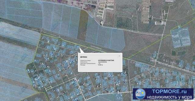 Продается земельный участок 8 соток в пгт Приморский, ул. Транспортная. Участок ровный, правильной формы. Все... - 2