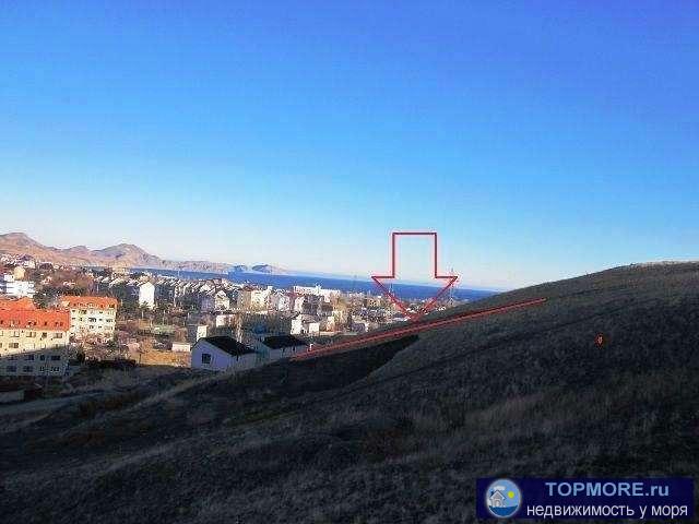 Продается земельный участок 8 соток в пгт Коктебель, ул Вересаева. С участка открывается панорамный и удивительный... - 2