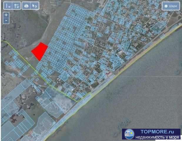 Продается земельный участок 200 соток в с Береговое, ул Гагарина. Участок ровный. Рядом Дельфинарий, планируется... - 1