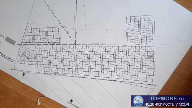 Продается земельный участок в Береговом, 10 соток, ИЖС. 850 м до моря. Участок имеет правильную форму, ровный рельеф.... - 1