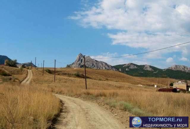 Продается участок под ИЖС в черте Коктебеля, вода в 50 метрах, свет в 3 метрах от участка. - 2
