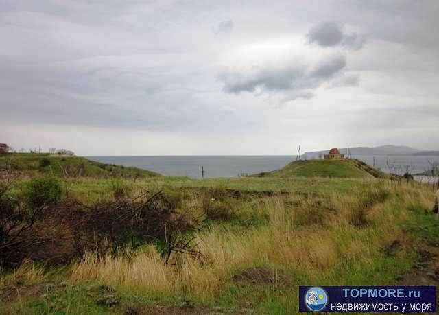 Продается участок с видом на море в пгт Курортное, граничет с заповедной зоной, коммуникации в 200 метрах. - 2