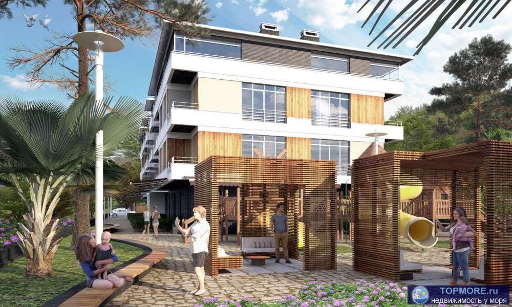 Квартира 36м2 в доме бизнес-класса по улице Миндальной, свободной планировки, с видом на Олимпийский парк. Территория...