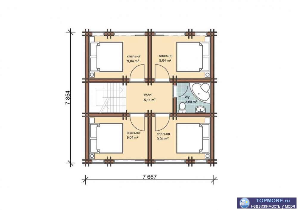 Новый дом с великолепными видовыми характеристиками, с одной стороны из панорамных окон открывается вид на... - 1