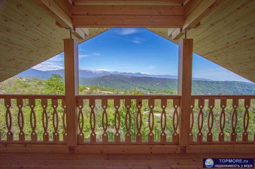 Отличный новый 2-х этажный дом 128 кв.м., из клеенного бруса, расположен в с.Высокое, по направлению от аэропорта до... - 1