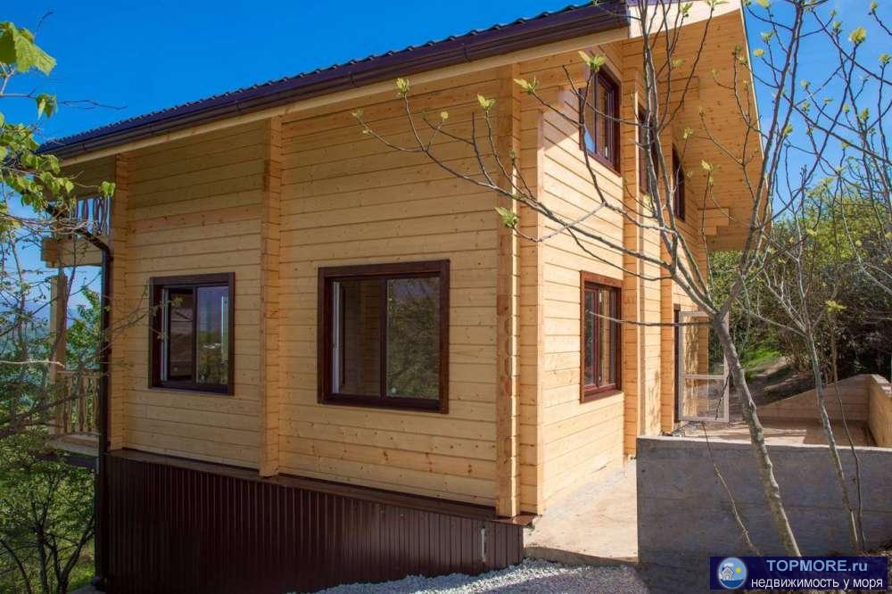 Отличный новый 2-х этажный дом 128 кв.м., из клеенного бруса, расположен в с.Высокое, по направлению от аэропорта до... - 2