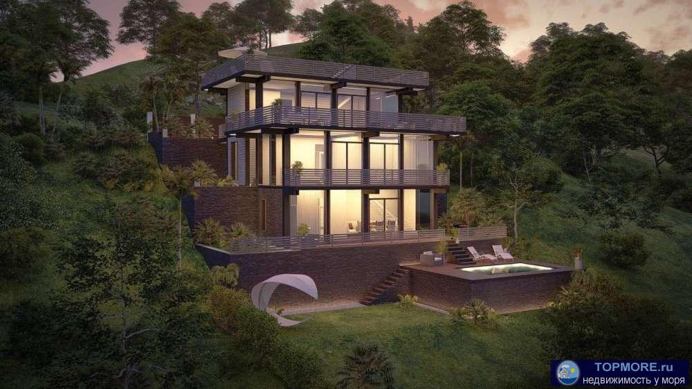 Дом в трех уровнях (цоколь, первый, второй этаж) из 5 комнат в стиле комбинированный фахверк (возможен вариант... - 1