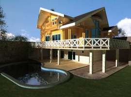 Продам шикарный дом из клееного бруса, построим по индивидуальному...