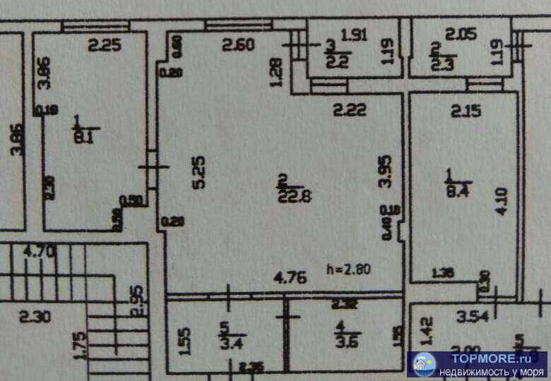1- квартира 41 кв.м ул Дивноморская дом 37 с видом на горы, евроремонт. Полная стоимость в договоре. Собственник. - 1