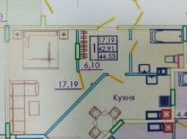 Продам однокомнатную квартиру под чистовую отделку.Отопление...