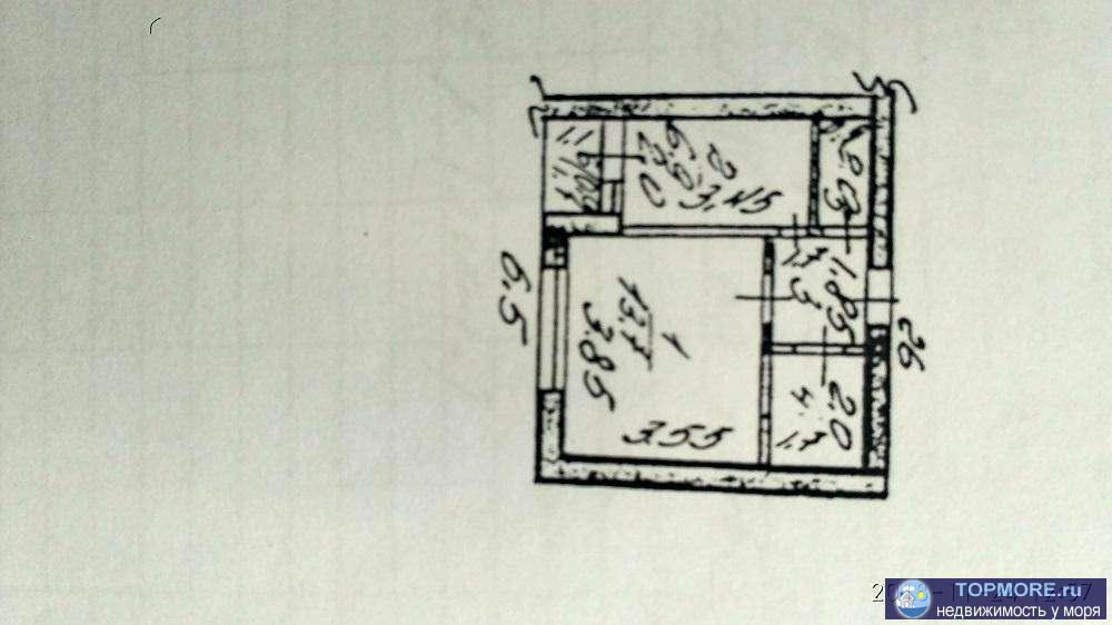 Продаю однокомнатную квартиру 28.9 кв.м.Дом кирпичный,не газифицирован,электричество по льготному тарифу.Район с... - 1