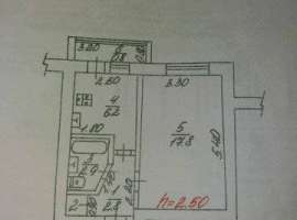 Продаю 1-комнатную квартиру в собственности 10 лет, никто не...