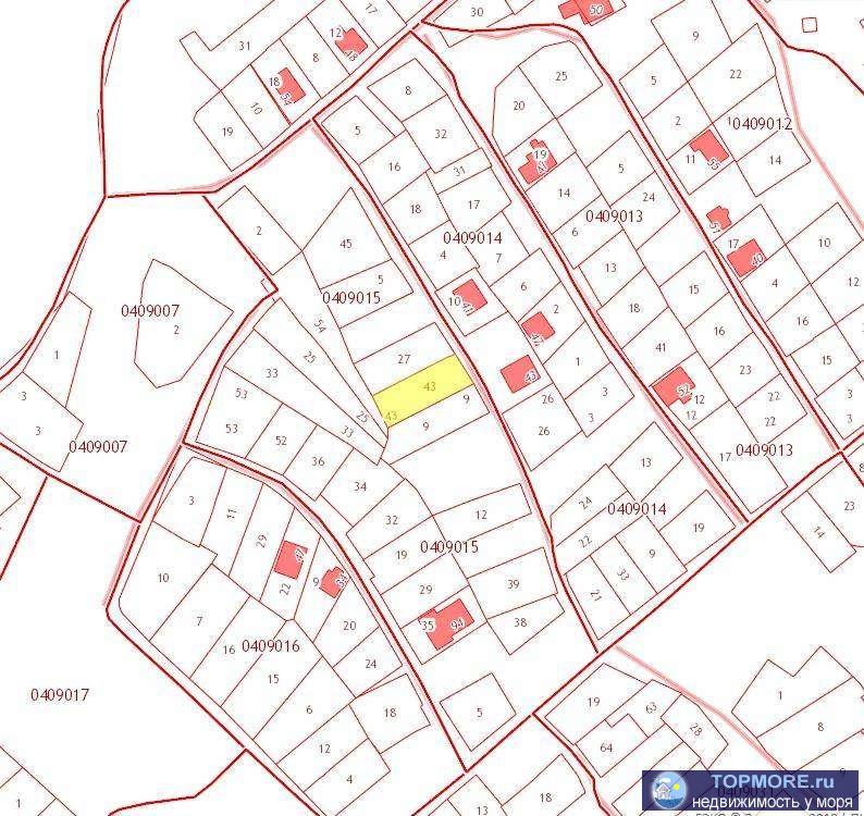 Продается земельный участок с видом на море и площадью 513 кв.м, находящийся в черте города ( мкр. Авторынок ) по... - 1