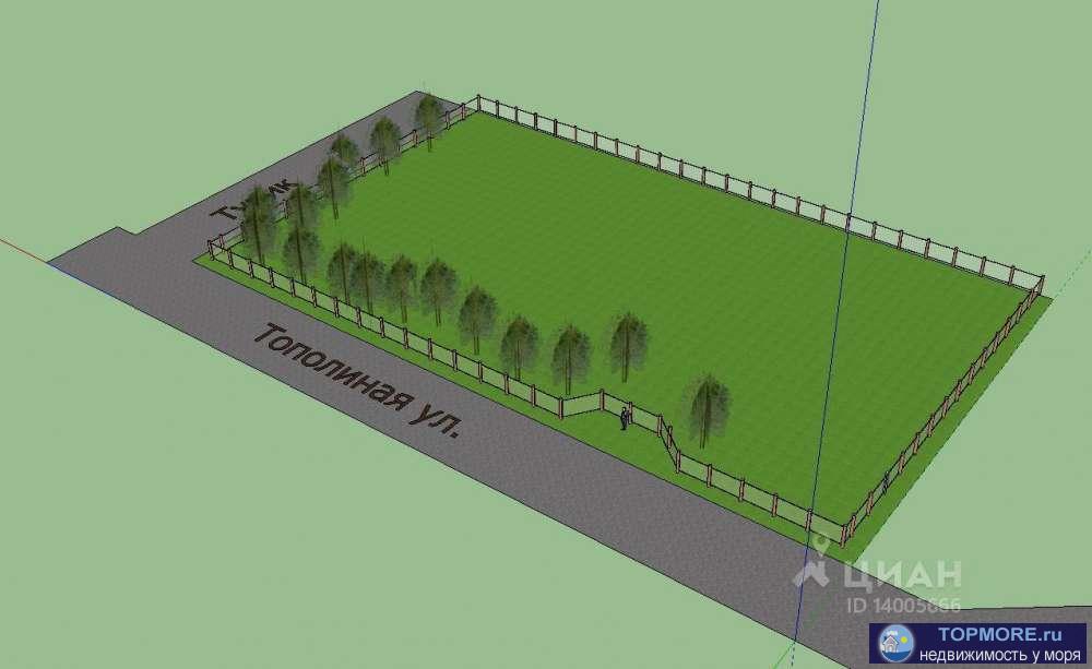Участок 15 соток, до моря 20 мин. пешком. ИЖС, документы готовы, в собственности менее 3 лет.  По границам 1 сосед. К...