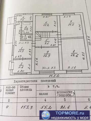 Продается дом 153 кв.м., участок 10 сотсок в пгт Кировское, ул. Южная. Вдоме газовое отопление, скважина. Во дворе... - 1