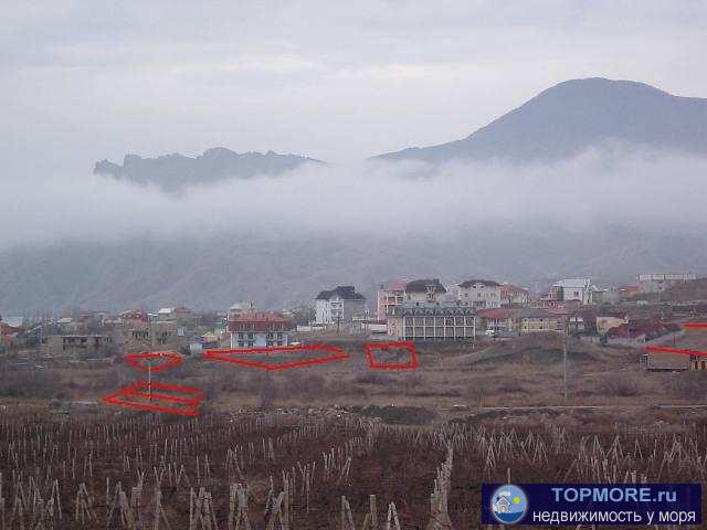 В пгт. Коктебель расположенном на берегу Черного моря, выставлены на продажу несколько земельных  участков  разного... - 2