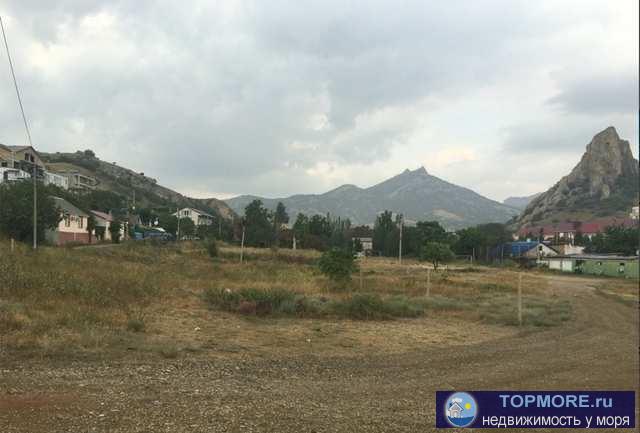 Продается участок в пгт Курортное, Феодосийский городской округ, ул. Курортная. Море - 350 м, рядом Бостанция, 1-ая...