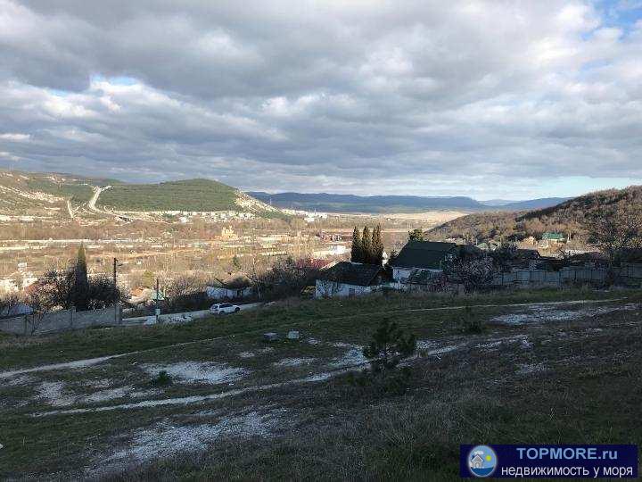 Продается видовой участок ИЖС, 10 соток п.Октябрь г.Инкерман, подъезд к участку асфальтированный, по улице вода, газ,... - 1