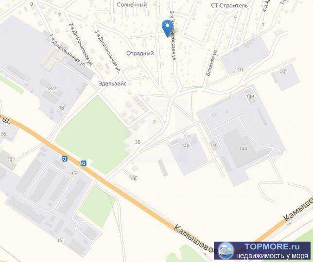 Продается участок в Молочной балке в СТ Отрадный-2. Участок 5 сот., ровный, правильной формы, угловой. Электричество... - 1