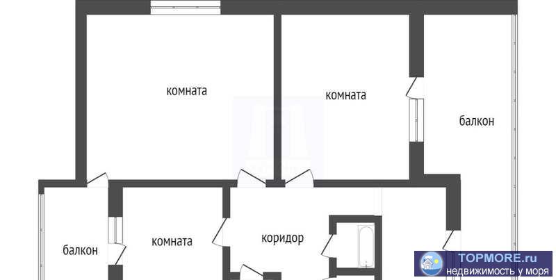 Продается трехкомнатная квартира 71 кв.м. на 5-м этаже 5-ти этажного дома на ул. Героев Бреста, 47. Дом 1985 года... - 1