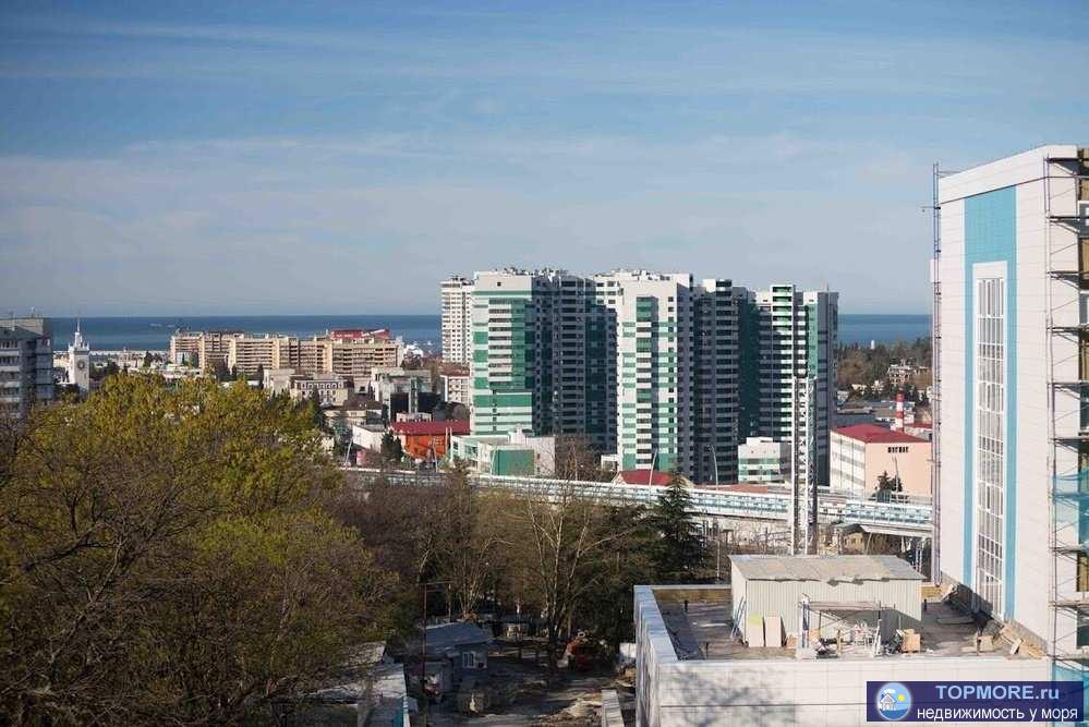 Продаю 1-комнатную квартиру в самом центре города Сочи в современном жилом комплексе бизнес-класса «Огни Сочи»....